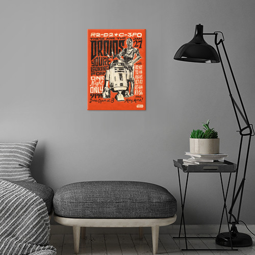 Star Wars Legends Droids Displate Metal Print Gallery Image 6