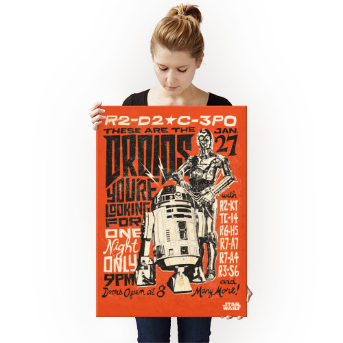 Star Wars Legends Droids Displate Metal Print Gallery Image 3
