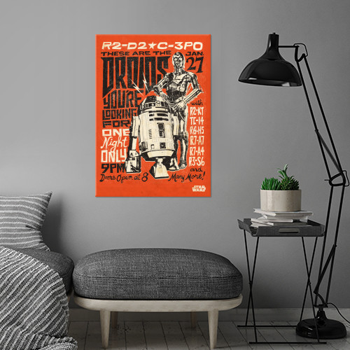 Star Wars Legends Droids Displate Metal Print Gallery Image 4