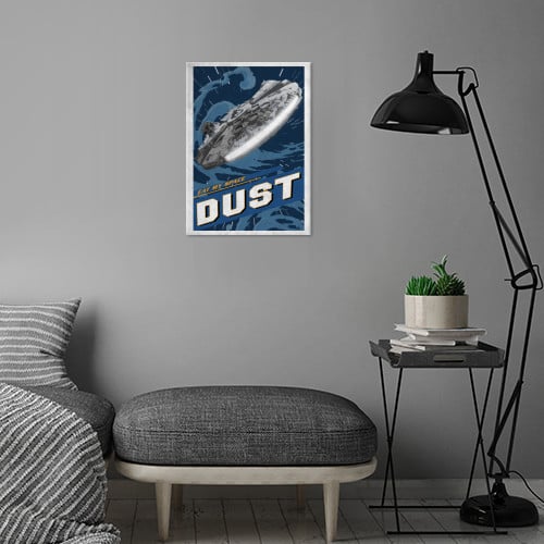 Star Wars Galactic Propaganda Eat My Space Dust Displate Metal Print Gallery Image 6