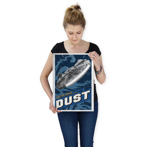 Star Wars Galactic Propaganda Eat My Space Dust Displate Metal Print Gallery Image 5