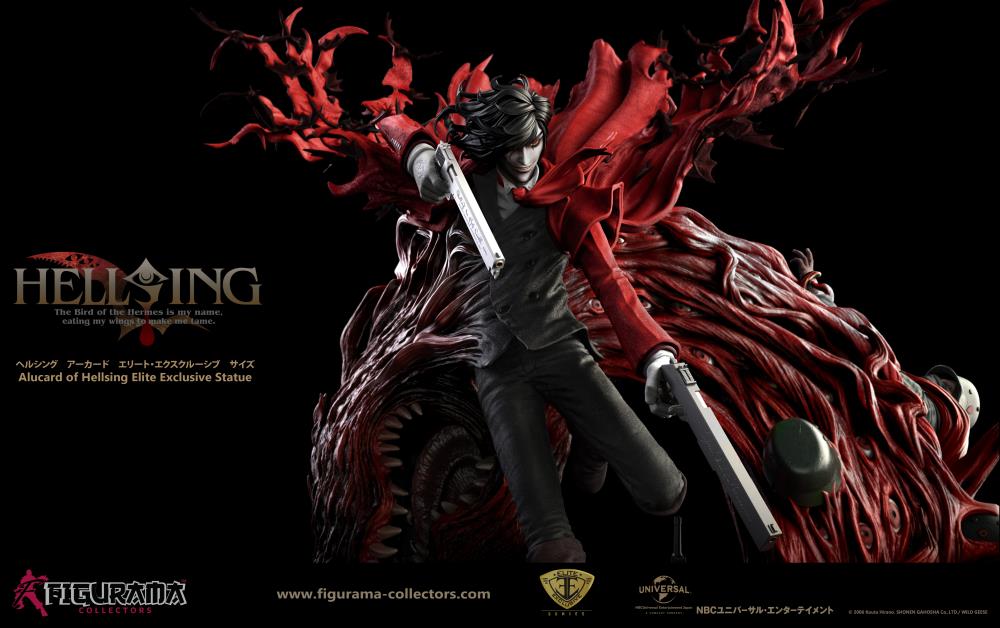 Hellsing Ultimate Elite Exclusive Alucard 1/4 Scale Statue Gallery Image 6