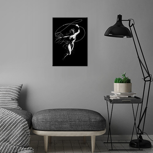 DC Dark Edition Wonder Woman Displate Metal Print Gallery Image 6