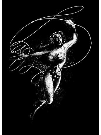 DC Dark Edition Wonder Woman Displate Metal Print Gallery Image 2