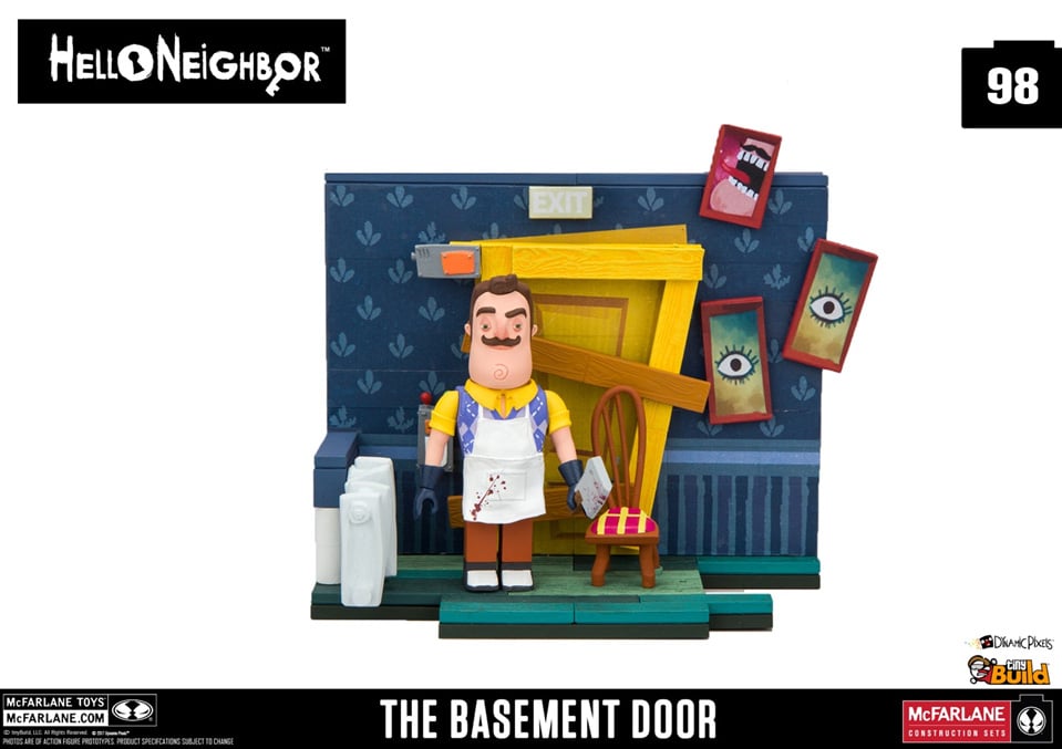 Hello Neighbor The Living Room & Basement Door Small Construction Set Gallery Image 3