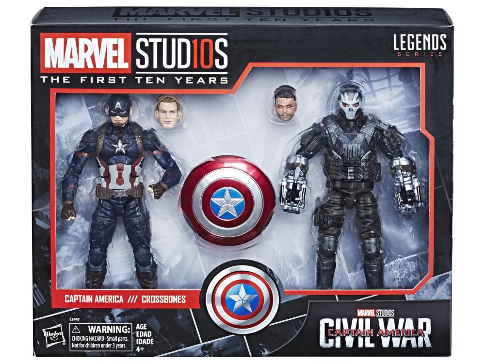 Marvel Studios: The First Ten Years Marvel Legends Captain America & Crossbones Two-Pack Gallery Image 16