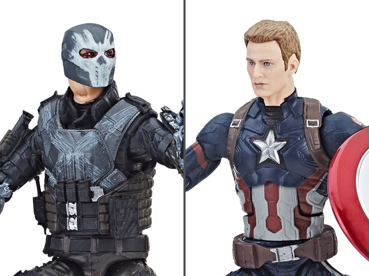 Marvel Studios: The First Ten Years Marvel Legends Captain America & Crossbones Two-Pack Gallery Image 1