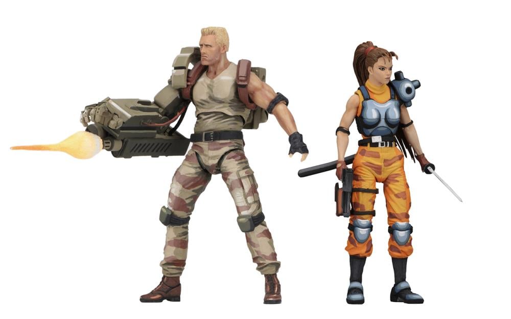Alien vs. Predator Dutch Schaefer & Linn Kurosawa (Arcade Appearance) Action Figure Two-Pack Gallery Image 4