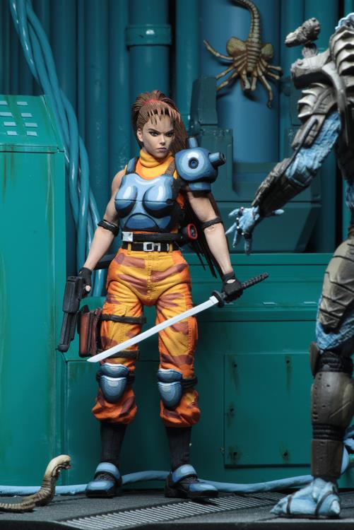 Alien vs. Predator Dutch Schaefer & Linn Kurosawa (Arcade Appearance) Action Figure Two-Pack Gallery Image 7