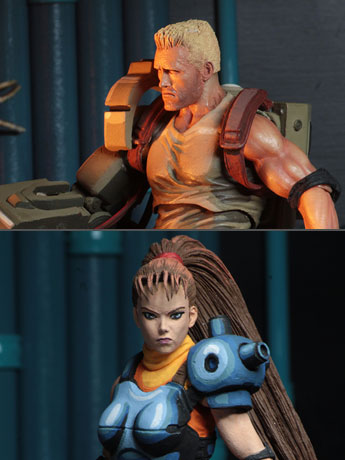 Alien vs. Predator Dutch Schaefer & Linn Kurosawa (Arcade Appearance) Action Figure Two-Pack Gallery Image 2