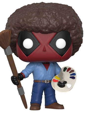 Pop! Marvel: Deadpool - Deadpool (Bob Ross) Gallery Image 2
