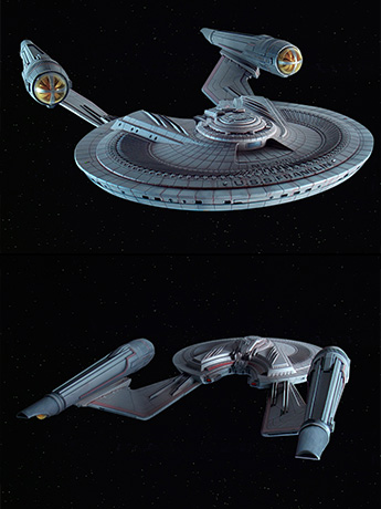 Star Trek: Beyond U.S.S. Franklin 1/350 Scale Model Kit Gallery Image 2
