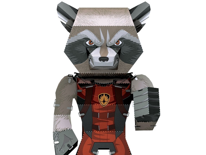 Guardians of the Galaxy Metal Earth Legends Rocket Model Kit Gallery Image 1