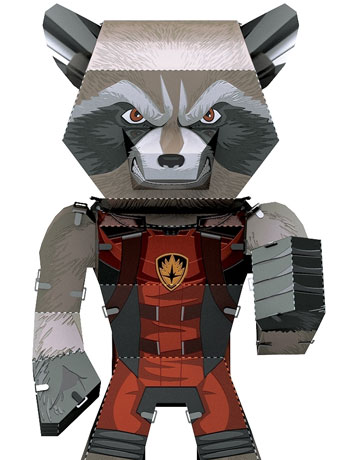Guardians of the Galaxy Metal Earth Legends Rocket Model Kit Gallery Image 2