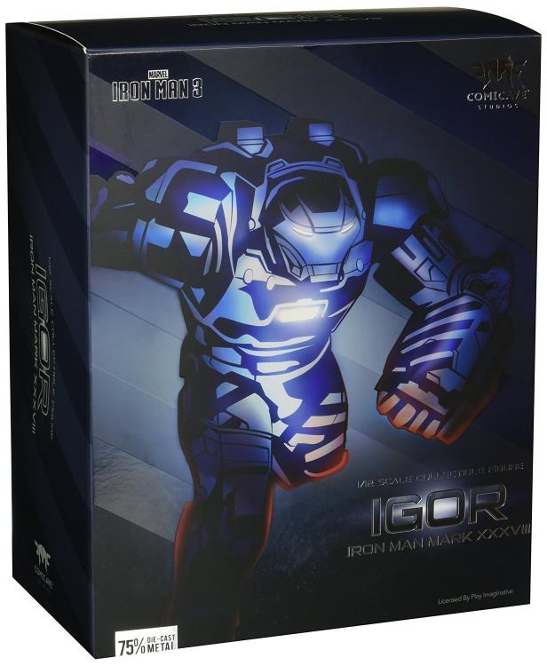 Iron Man 3 Super Alloy Mark XXXVIII Igor 1/12 Scale Die-Cast Figure Gallery Image 9