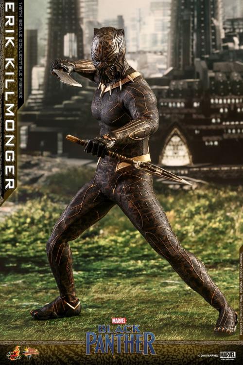 Black Panther MMS471 Erik Killmonger 1/6th Scale Collectible Figure Gallery Image 4