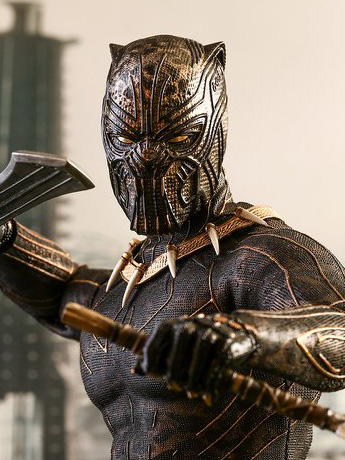 Black Panther MMS471 Erik Killmonger 1/6th Scale Collectible Figure Gallery Image 2