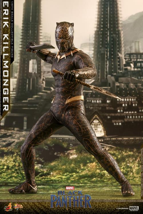 Black Panther MMS471 Erik Killmonger 1/6th Scale Collectible Figure Gallery Image 3