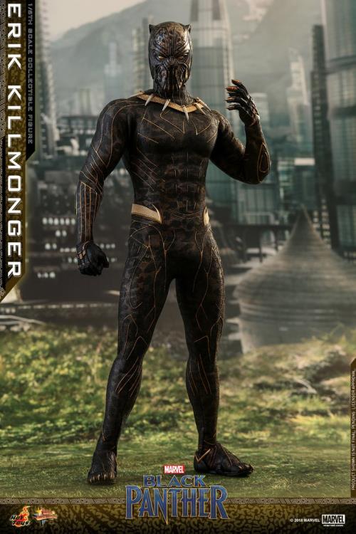 Black Panther MMS471 Erik Killmonger 1/6th Scale Collectible Figure Gallery Image 5