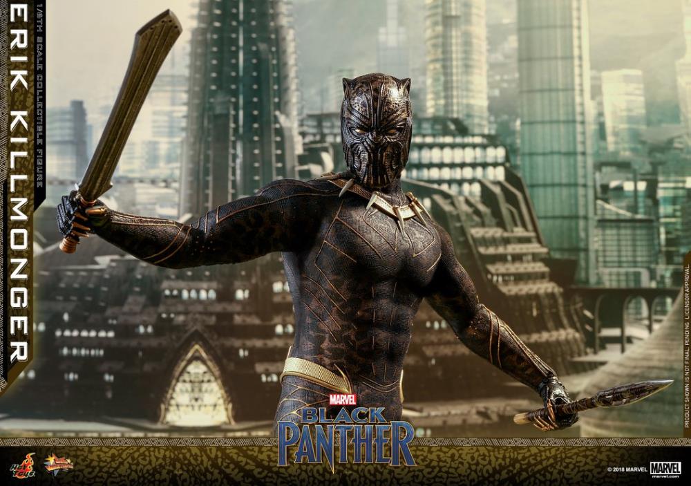 Black Panther MMS471 Erik Killmonger 1/6th Scale Collectible Figure Gallery Image 15