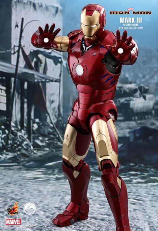 Iron Man QS012 Mark III (Deluxe) 1/4th Scale Collectible Figure Gallery Image 4
