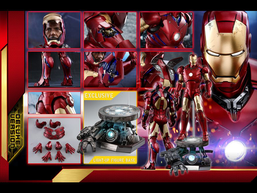 Iron Man QS012 Mark III (Deluxe) 1/4th Scale Collectible Figure Gallery Image 13