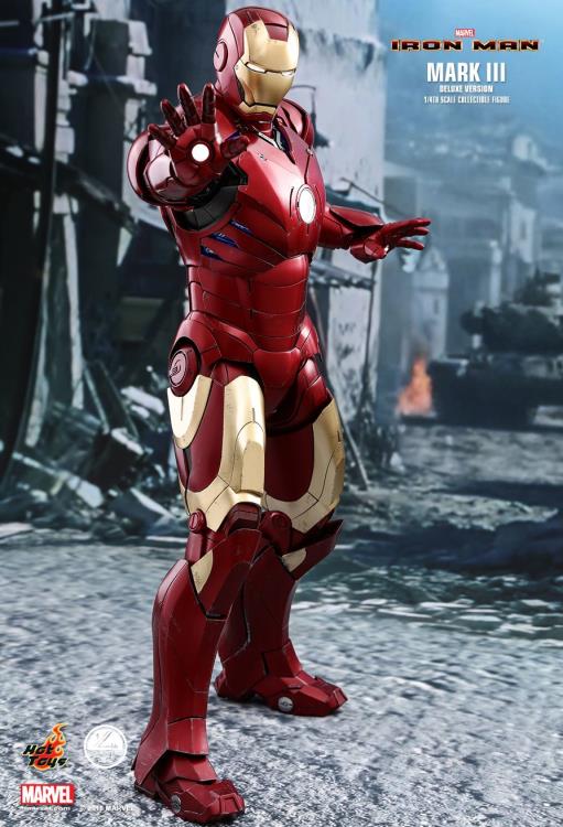 Iron Man QS012 Mark III (Deluxe) 1/4th Scale Collectible Figure Gallery Image 3