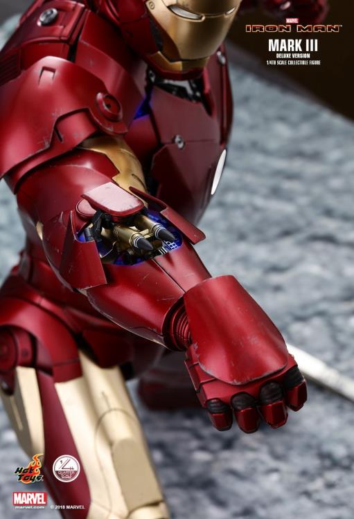 Iron Man QS012 Mark III (Deluxe) 1/4th Scale Collectible Figure Gallery Image 10
