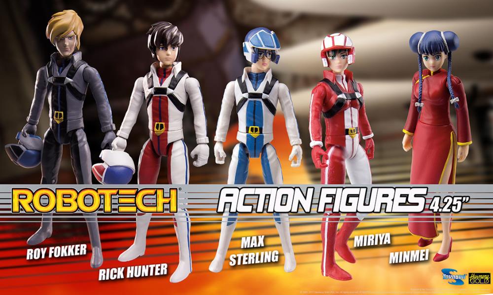 Robotech Poseable Action Figure Wave 1 Set of 5 Gallery Image 3