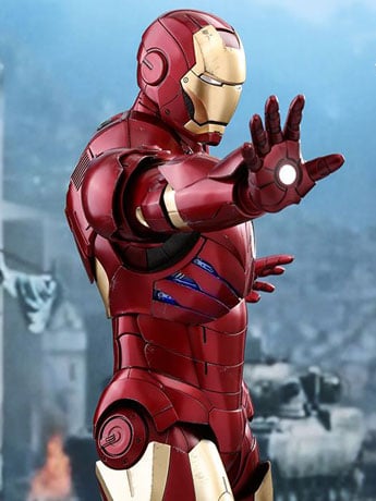 Iron Man QS011 Mark III 1/4th Scale Collectible Figure Gallery Image 2