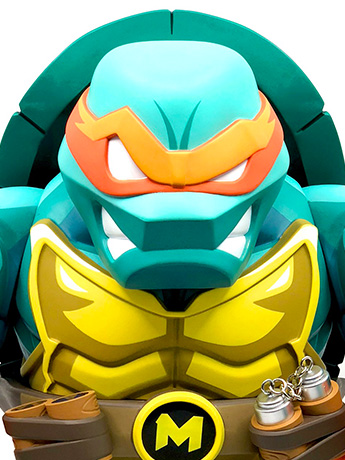 Teenage Mutant Ninja Turtles Bulkyz Michelangelo (Deluxe) Limited Edition Figure Gallery Image 2