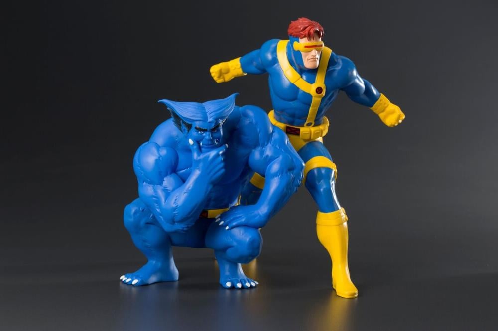 X-Men '92 ArtFX+ Cyclops & Beast Statue Two-Pack Gallery Image 3