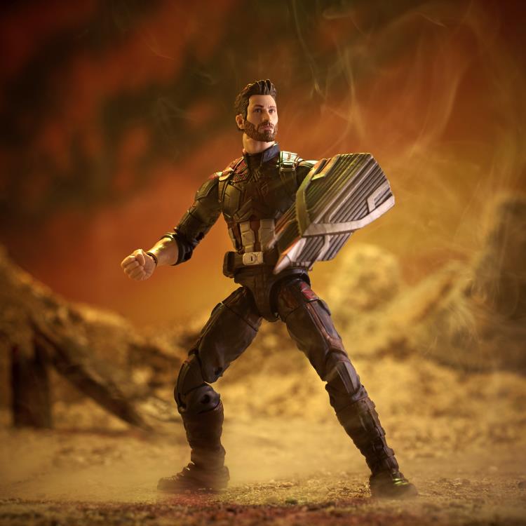 Avengers: Infinity War Marvel Legends Captain America (Thanos BAF) Gallery Image 5
