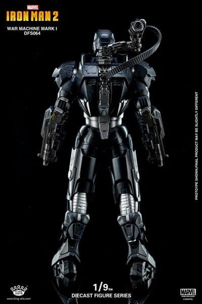 Iron Man 2 DFS064 War Machine 1/9 Scale Figure Gallery Image 4