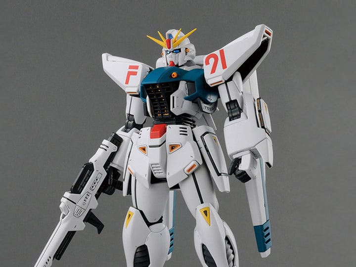 Mobile Suit Gundam F91 MG F91 Gundam F91 (Ver 2.0) 1/100 Scale Model Kit Gallery Image 1