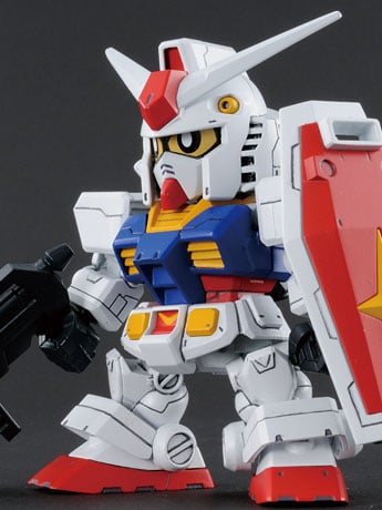 Mobile Suit Gundam SD Gundam Cross Silhouette #1 RX-78-2 Gundam Model Kit Gallery Image 2