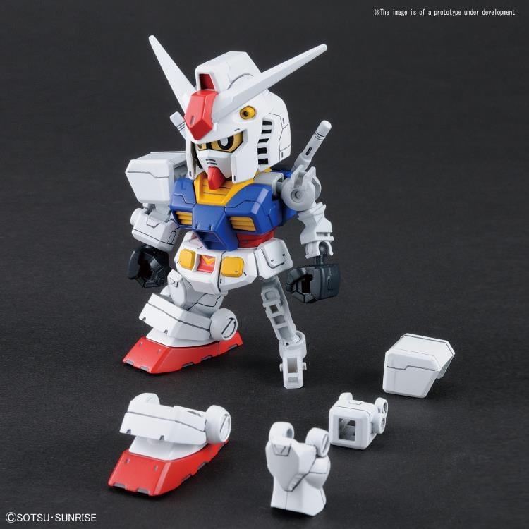 Mobile Suit Gundam SD Gundam Cross Silhouette #1 RX-78-2 Gundam Model Kit Gallery Image 4