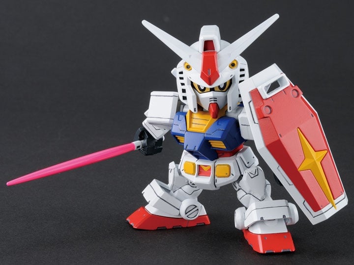 Mobile Suit Gundam SD Gundam Cross Silhouette #1 RX-78-2 Gundam Model Kit Gallery Image 1