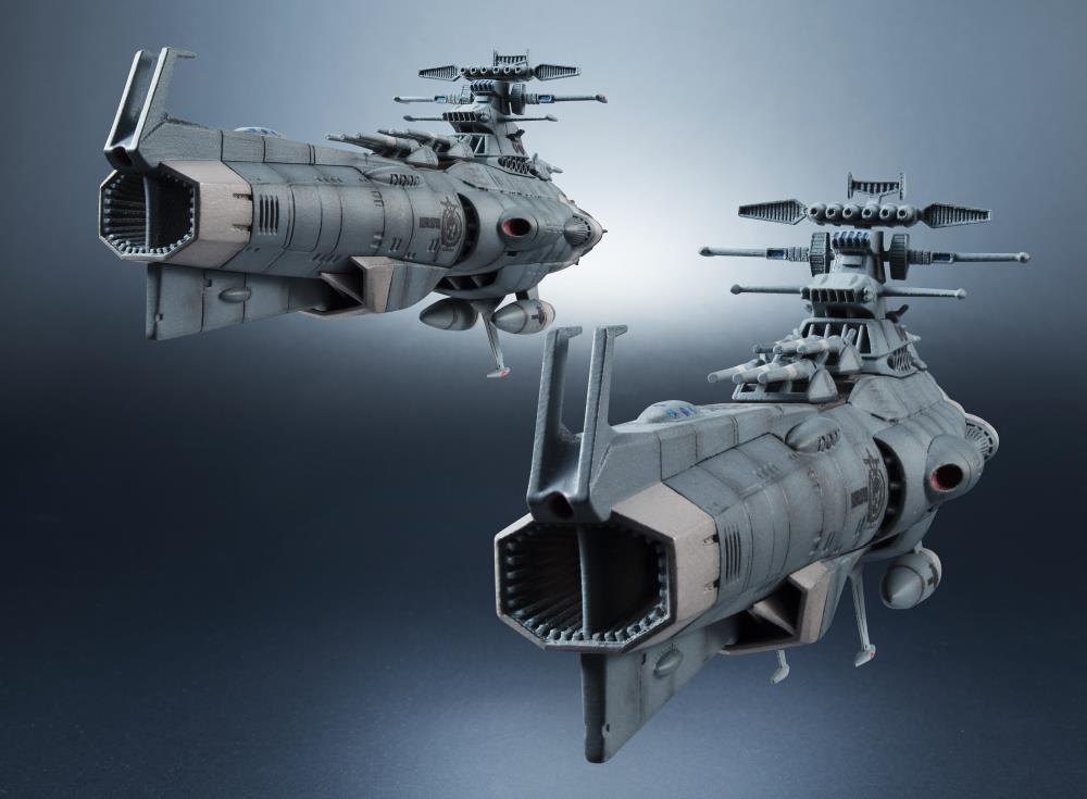 Space Battleship Yamato Kikan-Taizen U.N.C.F. D-1 Dreadnought 1/2000 Scale Two Ship Set Gallery Image 11