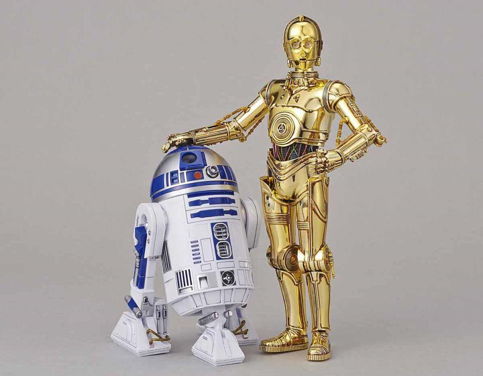 Bandai C-3PO and R2-D2 1/12 Scale Model Kit | BigBadToyStore