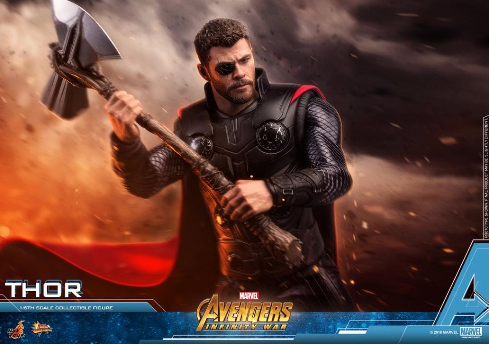 Avengers: Infinity War MMS474 Thor 1/6 Scale Collectible Figure Gallery Image 15
