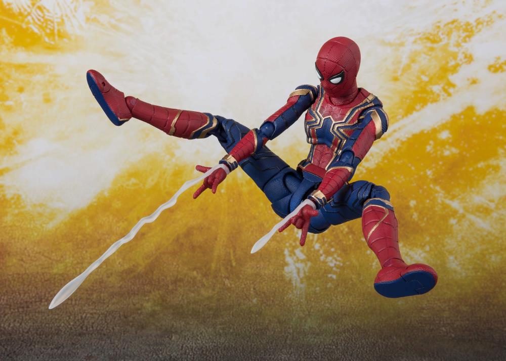 Avengers: Infinity War S.H.Figuarts Iron Spider Action Figure & Tamashii Stage Gallery Image 5