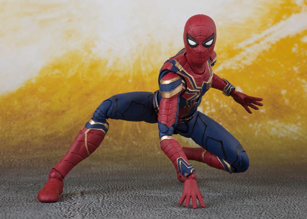 Avengers: Infinity War S.H.Figuarts Iron Spider Action Figure & Tamashii Stage Gallery Image 4