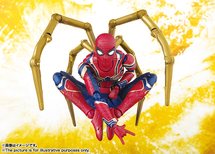 Avengers: Infinity War S.H.Figuarts Iron Spider Action Figure & Tamashii Stage Gallery Image 12