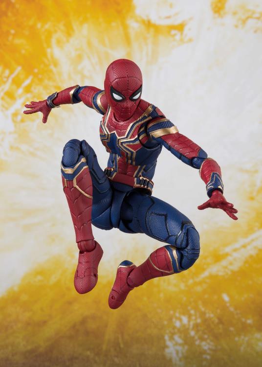 Avengers: Infinity War S.H.Figuarts Iron Spider Action Figure & Tamashii Stage Gallery Image 6