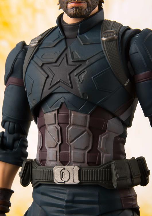 Avengers: Infinity War S.H.Figuarts Captain America Action Figure & Tamashii Effect Gallery Image 8