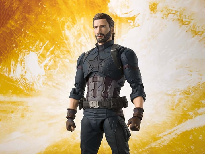 Avengers: Infinity War S.H.Figuarts Captain America Action Figure & Tamashii Effect Gallery Image 1