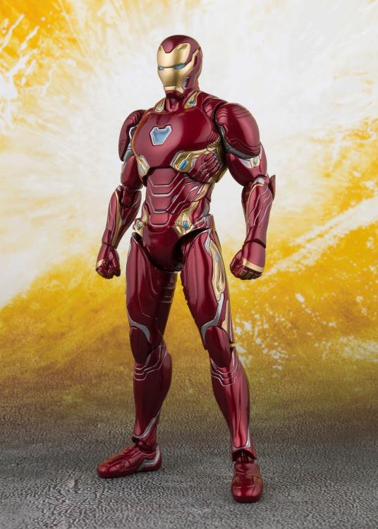 Avengers: Infinity War S.H.Figuarts Iron Man Mark L Action Figure & Tamashii Stage Gallery Image 4