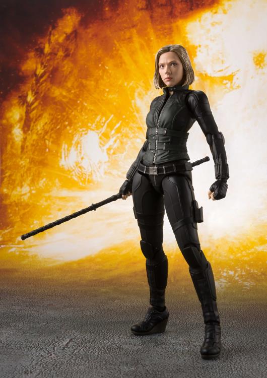 Avengers: Infinity War S.H.Figuarts Black Widow Action Figure & Tamashii Effect Gallery Image 4