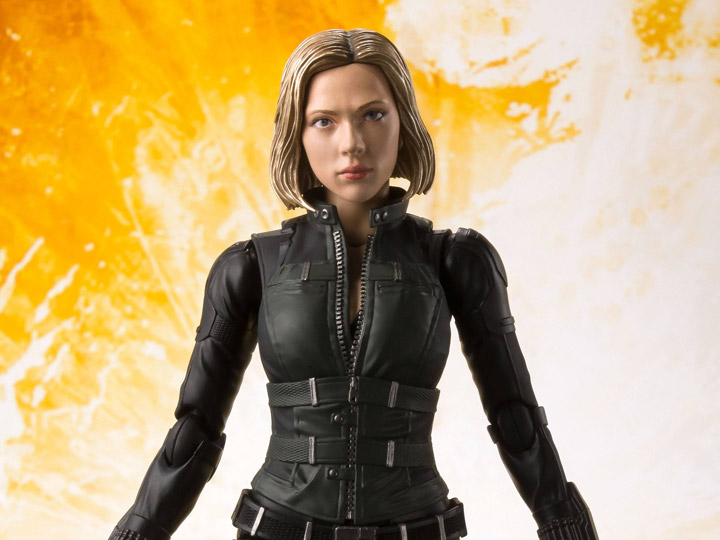 Avengers: Infinity War S.H.Figuarts Black Widow Action Figure & Tamashii Effect Gallery Image 1